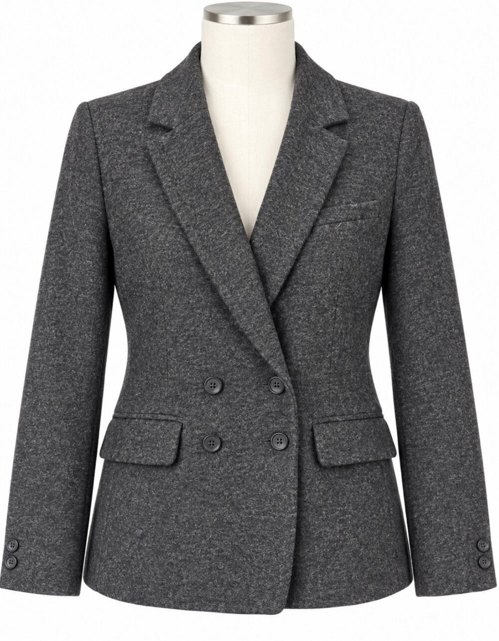 J.Crew Women’s Gray 100% Wool Blazer Jacket Preppy Academia Classic Care Size 10